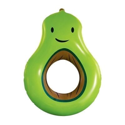 Avocado pool floaty