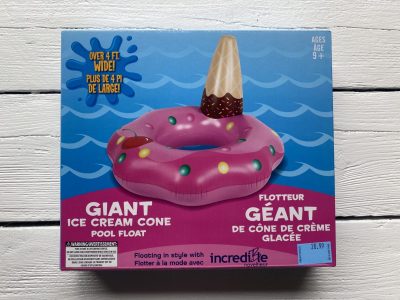ice cream cone pool floaty